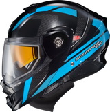 Exo At960 Cold Weather Helmet Hicks Light Blue Md (Electric)