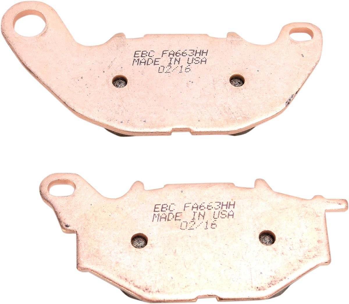 EBC FA-HH Series Sintered Front Brake Pads - FA663HH (Yamaha YZF-R3 / MT-03 / YZF-R3 Monster Energy Yamaha MotoGP 2015–2024)
