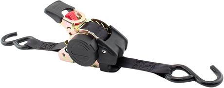 Erickson 34415 Retractable Ratchet Tie-Downs - 10' - Black | Adventure/ATV/UTV
