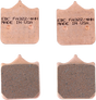 EBC FA-HH Series Sintered Front Brake Pads - FA322/4HH (Benelli / Ducati / Aprilia / Husqvarna / KTM / Bimota 1998–2024)