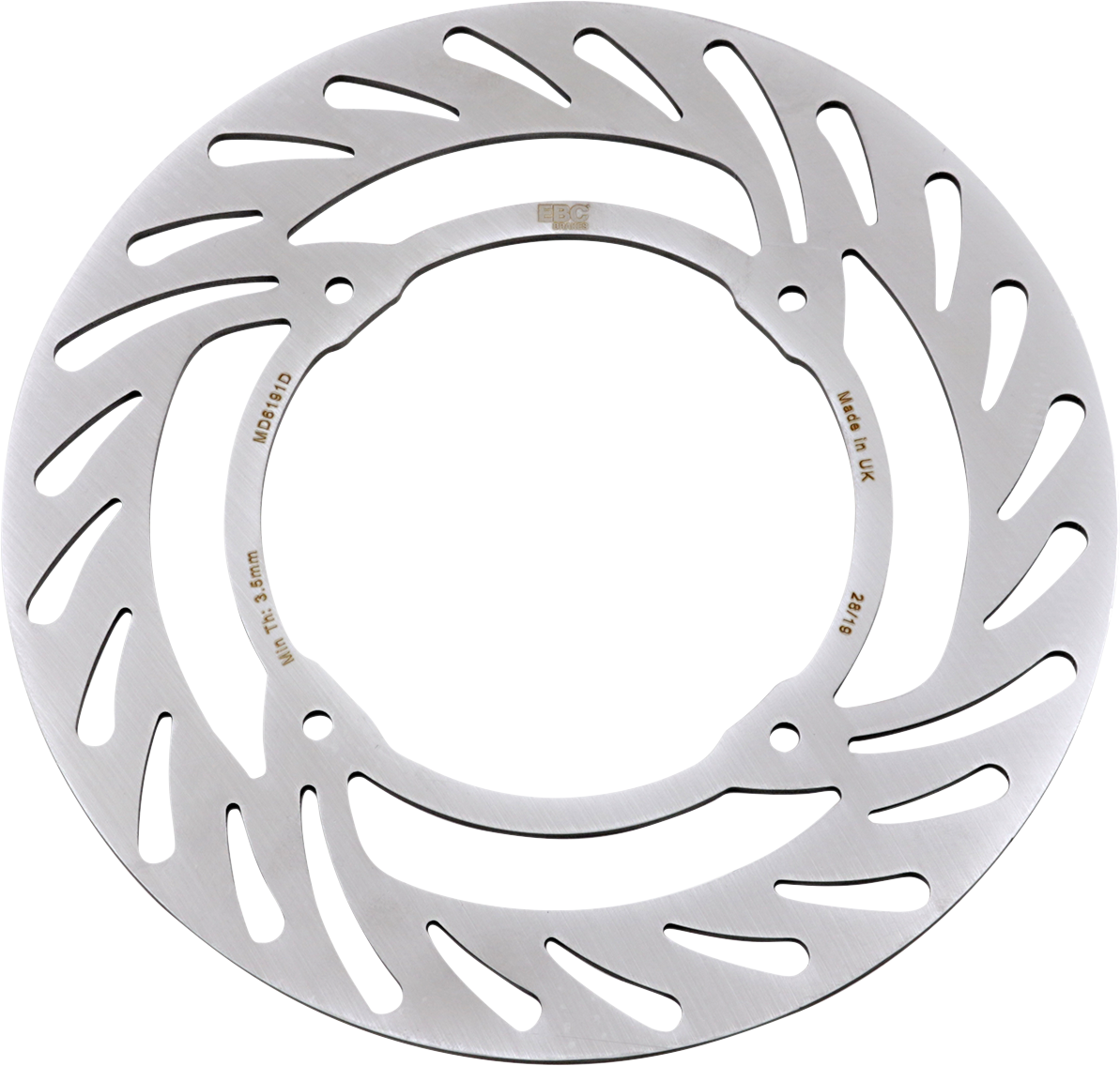 EBC Standard Rear Offroad Brake Rotor - MD6191D (Honda CRF450R / CRF250R / CRF450X 2002–2025)