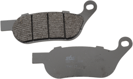 SBS Organic Base Rear Brake Pads - 854H.CT (Harley-Davidson FLSTC Heritage Softail Classic / FLSTF Fat Boy / FLSTN Softail 2008–2017)
