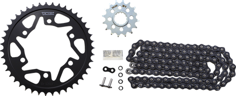 VORTEX CK6470 Chain and Sprocket Kit - WSS - Black - Yamaha FZ/MT-10 | Street
