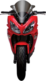 Zero Gravity 16-207-02 Double Bubble Windscreen - Light Smoke - Ninja 650 | Street