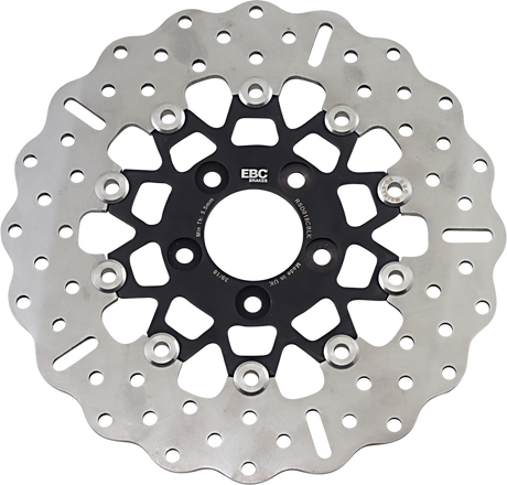 EBC Custom Stainless Steel Rear Brake Rotor - RSD018CBLK (Harley-Davidson 2000–2023)