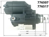 Terry Components 776507 Starter Motor - Harley Davidson - Black Wrinkle | Street
