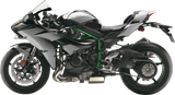 STOMPGRIP 55-10-0108B Tank Grips - Volcano - Black - Kawasaki - Ninja '15-'25 | Street