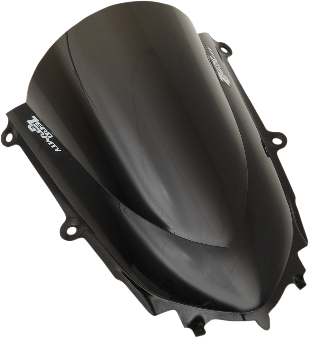 Zero Gravity 16-581-19 Double Bubble Windscreen - Dark Smoke - YZF-R6/R7/World GP | Street