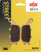 SBS Sintered Rear Brake Pads - 657LS (Honda / Suzuki / Kawasaki / Yamaha 1983–2026)