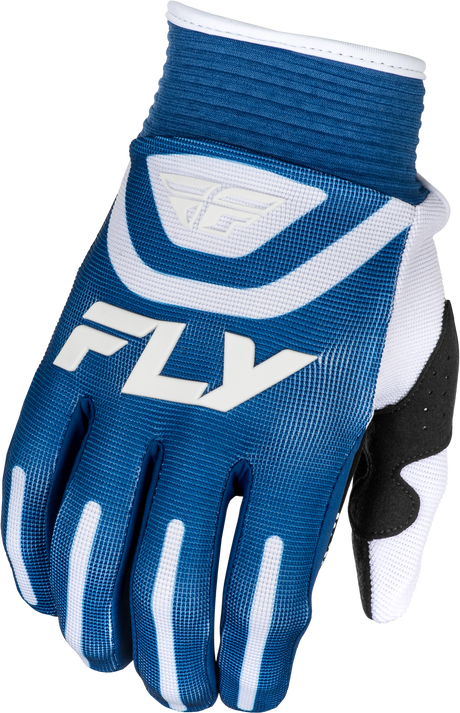 Youth F 16 Gloves Dark Blue/White Yl - Cycle City Outdoors