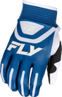 Youth F 16 Gloves Dark Blue/White Yl - Cycle City Outdoors
