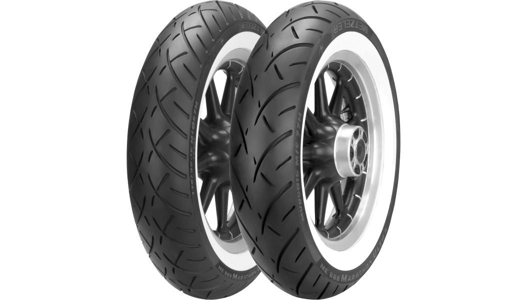 Metzeler - ME888 Marathon Ultra - MT90B-16 72H (Front) (White Wall) 240750