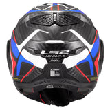 LS2 Advant X Carbon Modular Helmet | Future II | Gloss Blue/White/Red | XS–3XL | 901-2151
