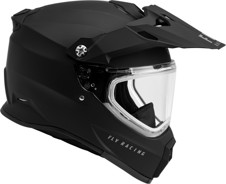 Trekker Cw Solid Helmet Dual Shld Matte Black Sm - Cycle City Outdoors