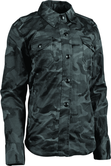 Speed and Strength Speed Society Armored Moto Shirt Camouflage Womens - XL - Cycle City Outdoors