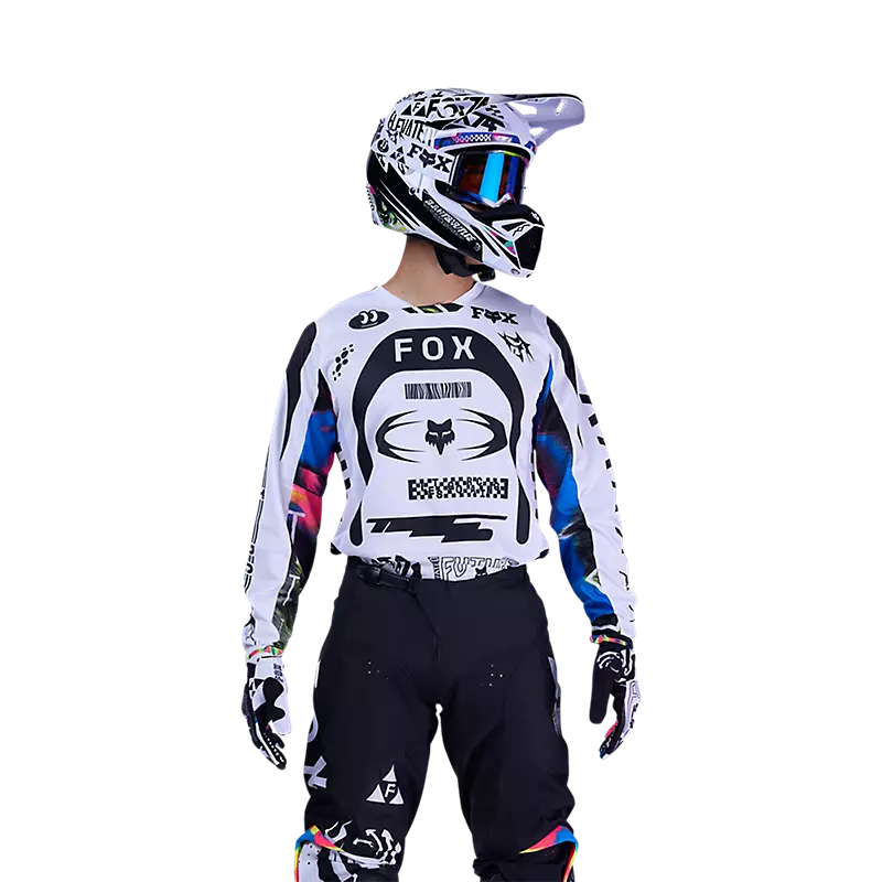 Fox Racing - 180 Image Cosmo Jersey - White/Black – Cycle City