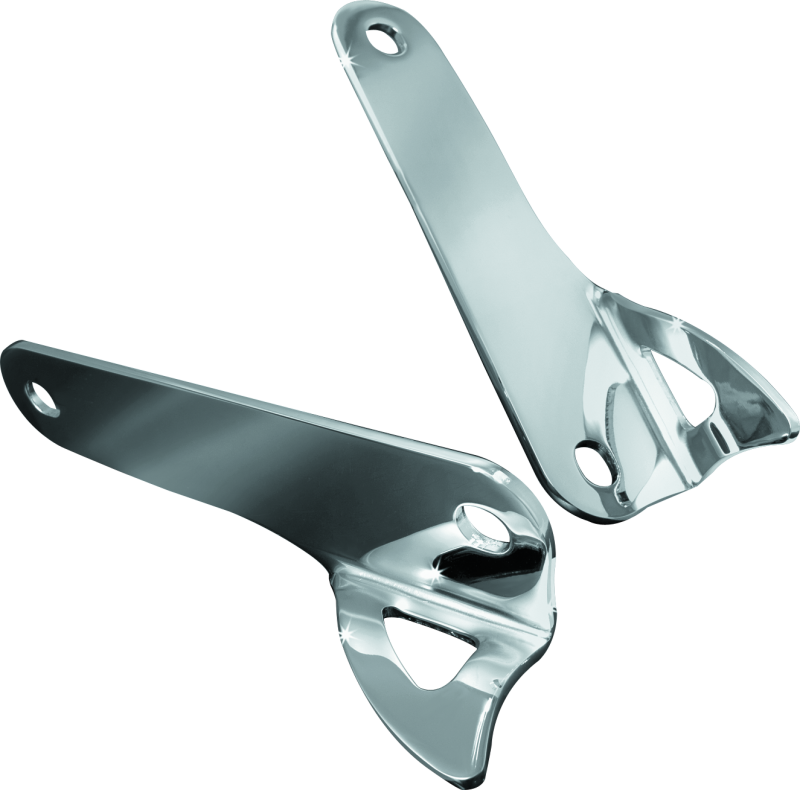 Kuryakyn Teardrop Tie Down Brackets 00-13 Touring Models Chrome - Cycle City Outdoors