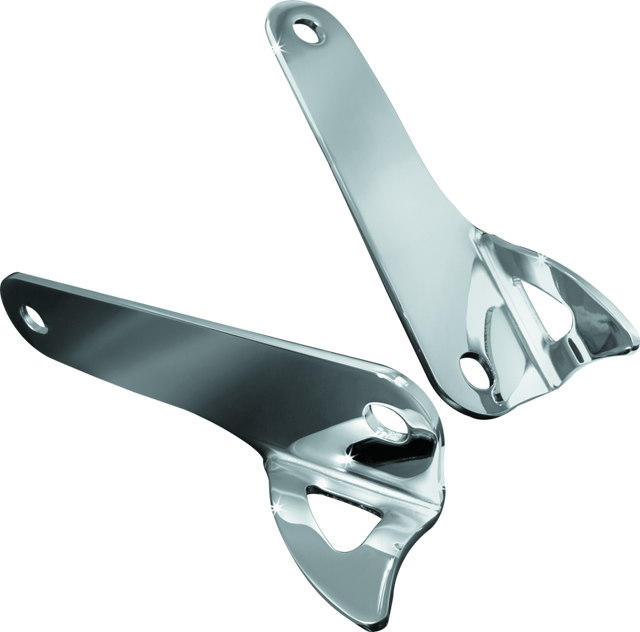 Kuryakyn Teardrop Tie Down Brackets 00-13 Touring Models Chrome - Cycle City Outdoors