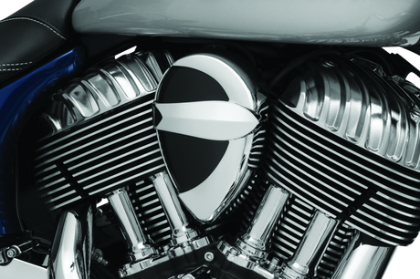 Kuryakyn Horn Cover John Shope Series Chrome - Cycle City Outdoors