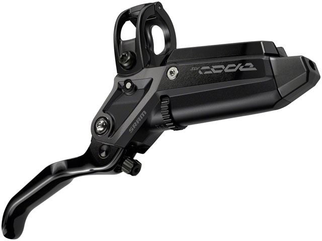 SRAM Code Silver Stealth Front Disc Brake & Lever - 4-Piston, Black, C1