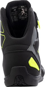 Sabre Moto Shoe Ce Boot Blk/Gry/Flo Yellow Sz 13