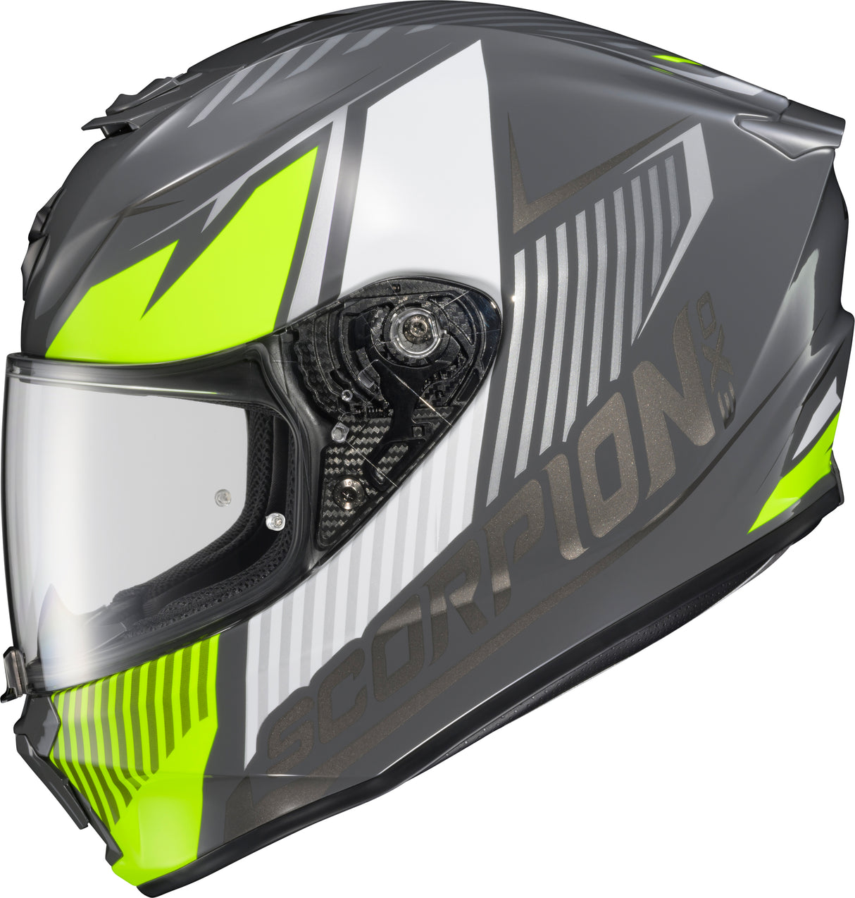 Scorpion - Exo R330 Full Face Helmet Hawker Hi Viz Lg