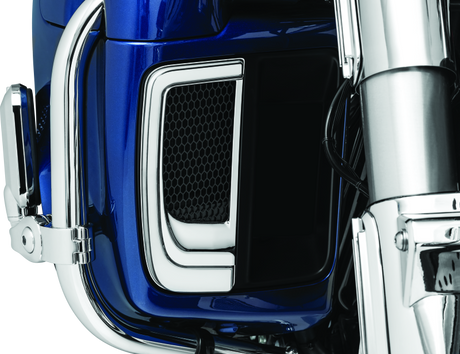 Kuryakyn Tracer Lower Fairing Grill Chrome - Cycle City Outdoors