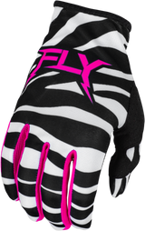Lite Uncaged Gloves Black/White/Neon Pink 2x - Cycle City Outdoors