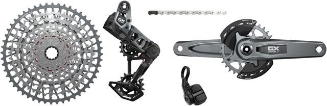 SRAM GX Eagle T-Type Transmission Groupset | 165mm | 32T | AXS Wireless | 10-52t | D2