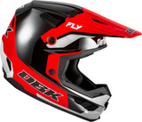 Fly Kinetic DBK Helmet Black/Red/Grey