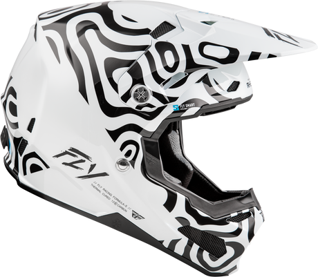 Youth Formula S Carbon Abyss Helmet White/Black Yl - Cycle City Outdoors