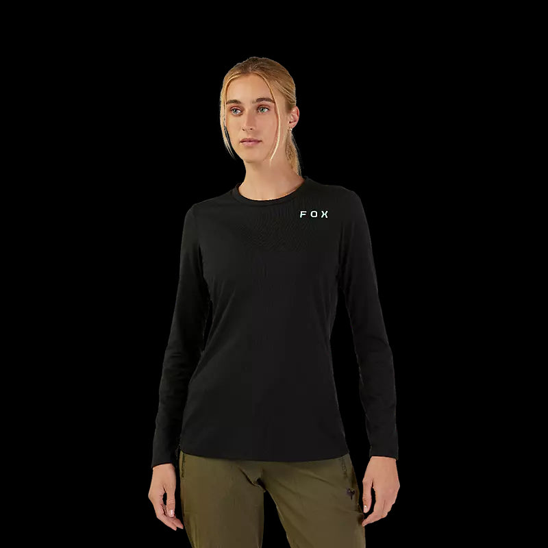 Fox Racing - Womens Ranger Race Long Sleeve Jersey - Black - S