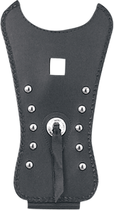 MUSTANG Cruiser Tank Bib - Studs/Concho - Black - Yamaha 93152