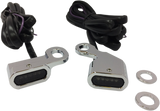 DRAG SPECIALTIES LED Handlebar Marker Lights - Chrome/Smoke L22-0230CMENU