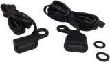 DRAG SPECIALTIES LED Handlebar Marker Lights - Black/Smoke L22-0230MBMENU