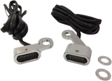 DRAG SPECIALTIES LED Handlebar Marker Lights - XL - Chrome/Smoke L22-0231CMENU