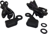 DRAG SPECIALTIES LED Handlebar Marker Lights - XL - Black/Smoke L22-0231MBMENU