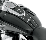 MUSTANG Cruiser Tank Bib - Studs/Concho - Black - Suzuki 93208