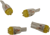 DRAG SPECIALTIES Mini Wedge LED Bulbs - Amber T10-4LEDA-HC