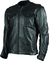 Speed and Strength Band of Brothers Leather Jacket Black - 2XL - Cycle City Outdoors