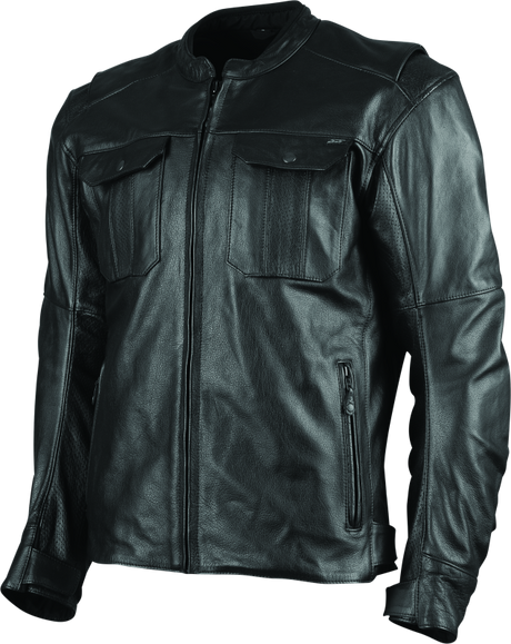 Speed and Strength Band of Brothers Leather Jacket Black - 2XL - Cycle City Outdoors