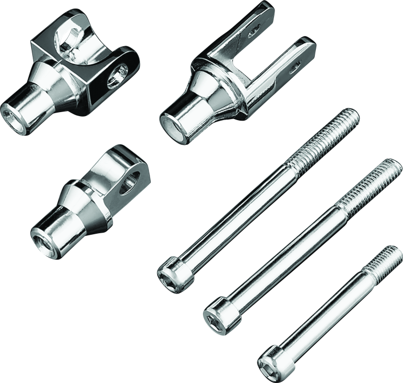 Kuryakyn Female Peg Adapter For Bullet Style Mounts Chrome (Pair) - Cycle City Outdoors