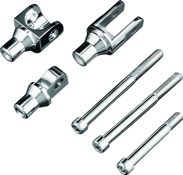 Kuryakyn Female Peg Adapter For Bullet Style Mounts Chrome (Pair) - Cycle City Outdoors