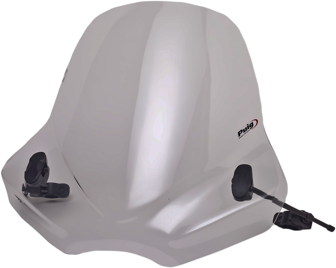 Puig Hi-Tech Parts 5267H New Generation Windscreen - 18-7/8" - Smoke | Street