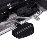 Goldstrike Twin Rail Floorboards w/ Driver Adapt. (pair) (black) for Gold Wing