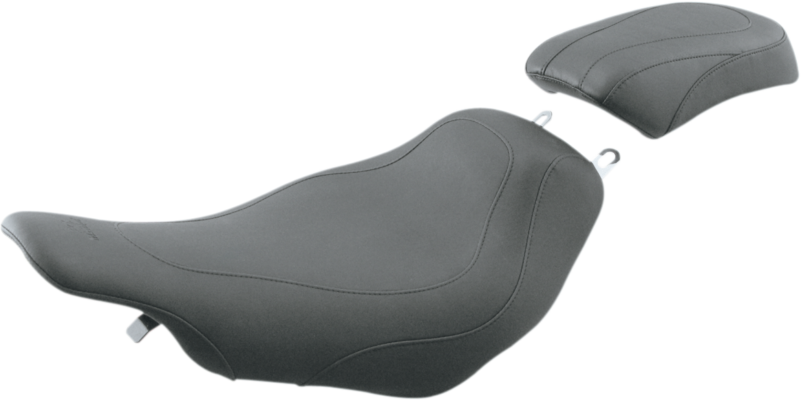 MUSTANG Seat - Tripper* Solo - without Backrest - Stitched - Black - FLT 76457