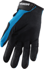 Thor Youth Sector Gloves - Blue/Black - Large 3332-1520 - Cycle City Outdoors