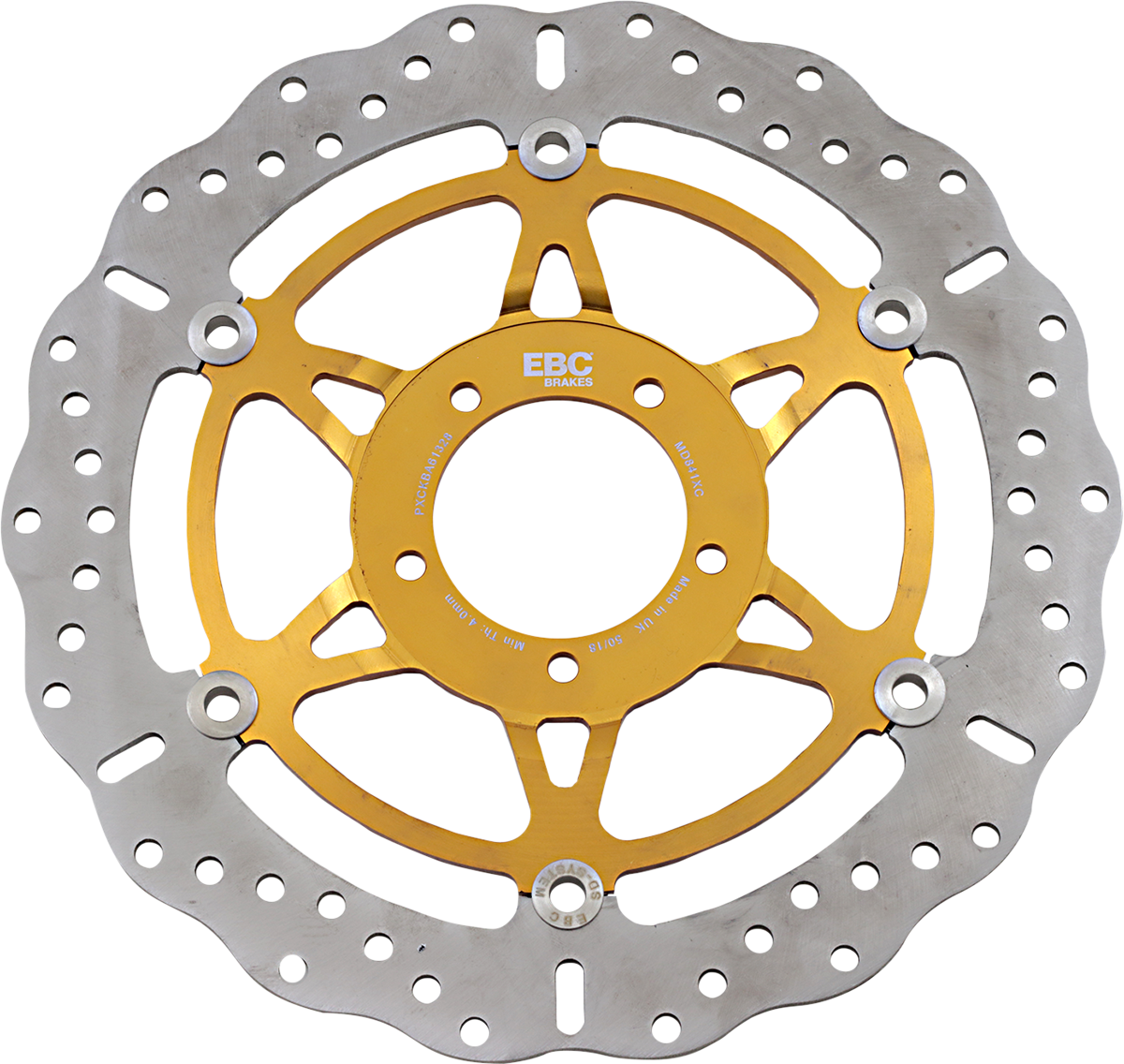 EBC Pro-Lite XC Contour Brake Rotor, Front - MD841XC (Ducati Diavel / Monster 796 / Scrambler 1100 2009–2024)