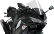 Puig Hi-Tech Parts 3177W Race Windscreen - 13-3/4" - Clear - ZX-6R | Street