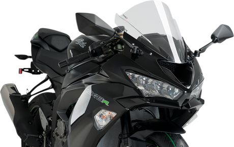 Puig Hi-Tech Parts 3177W Race Windscreen - 13-3/4" - Clear - ZX-6R | Street